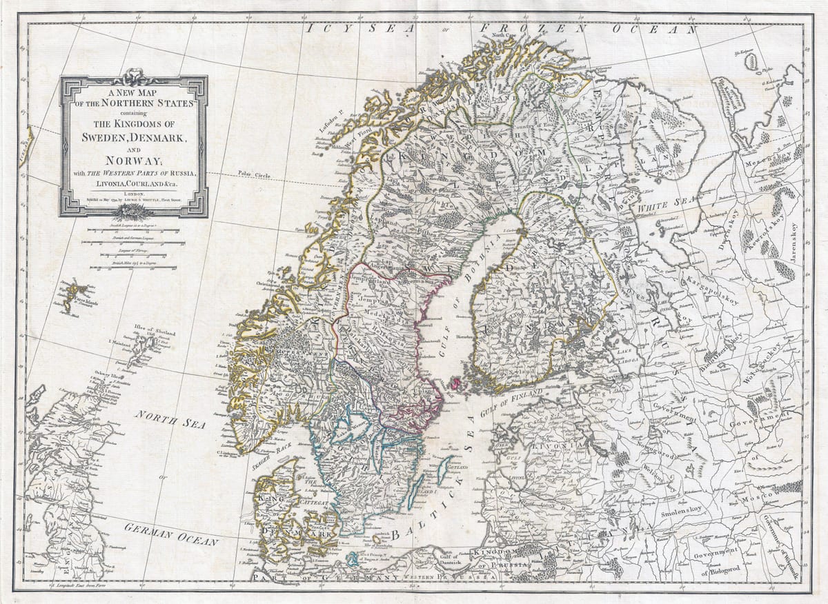 oude Zweden kaart bekijken