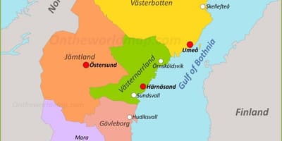 De hoofdstad van Zweden kaart bekijken
